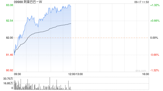 阿里巴巴-W9月13日斥资5998.16万美元回购567.6万股